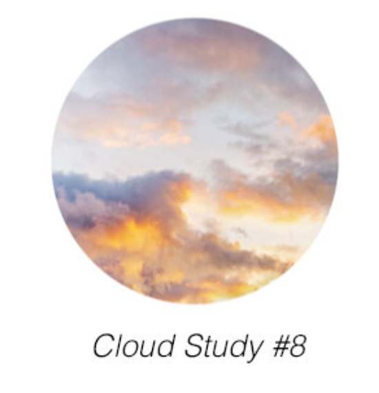 Cloud Study # 8 40 x 40 print, Edition by Dora Somosi  Image: Cloud Study #8, 40 x 40 print 