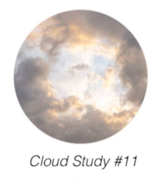 Cloud Study #11, Edition 1 of 5, 40 x 40 by Dora Somosi 
