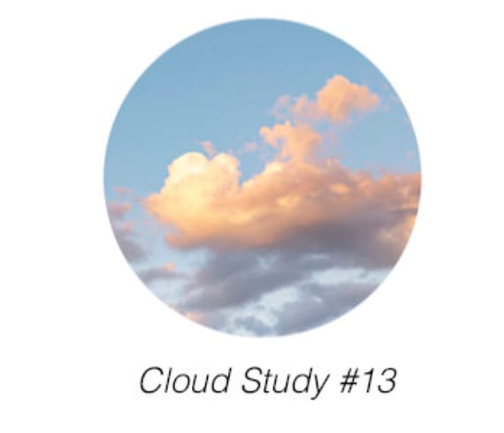 Cloud Study #13, 24 x 24, Edition 1 of 10 by Dora Somosi 