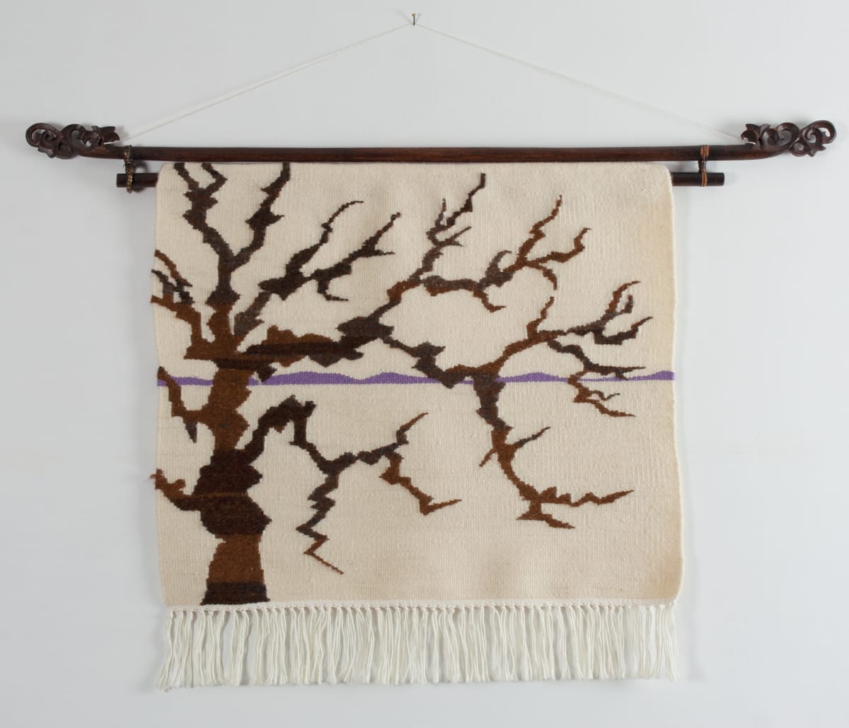 N.M Landscape [White w/ bare tree] by Phyllis Anna Stevens Estate 