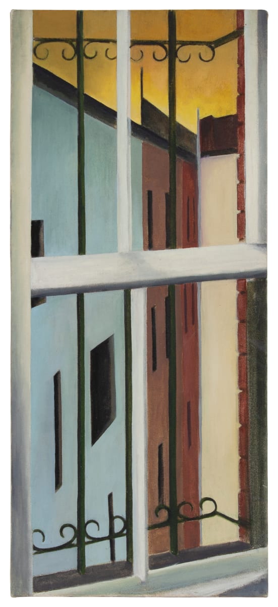 View from Back Window by Phyllis Anna Stevens Estate  Image: View out back window of 112 E. 10 Street, NYC.