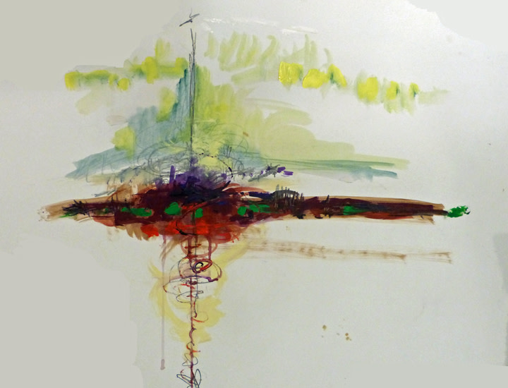 Abstract 43 by Mary Lou Dauray 