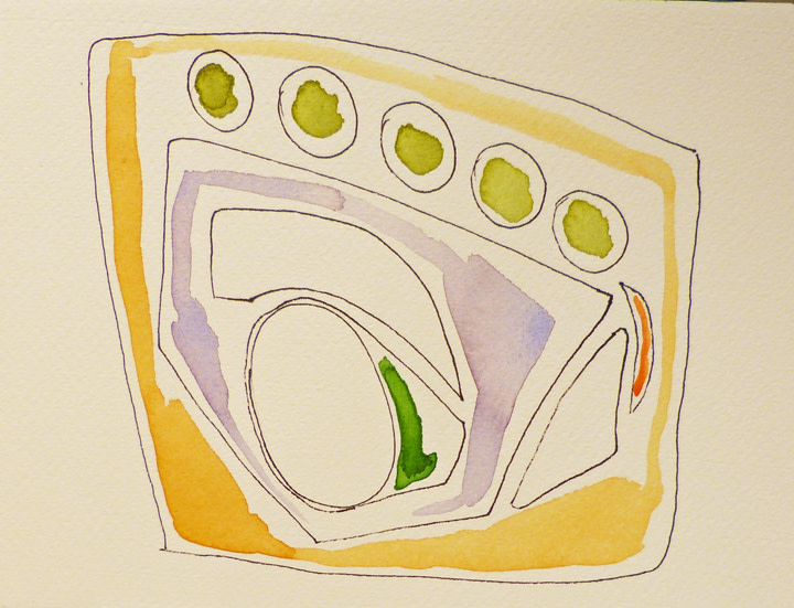 Abstract by Mary Lou Dauray 