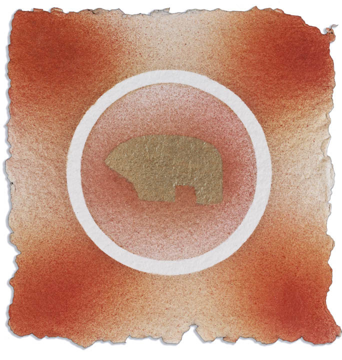 Bear Mandala by Mary Lou Dauray 