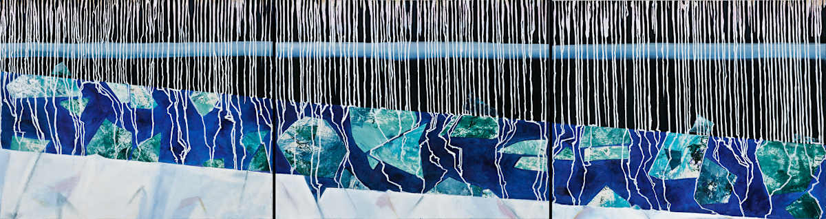 BlueIceberg.triptych by Mary Lou Dauray, Image 1.