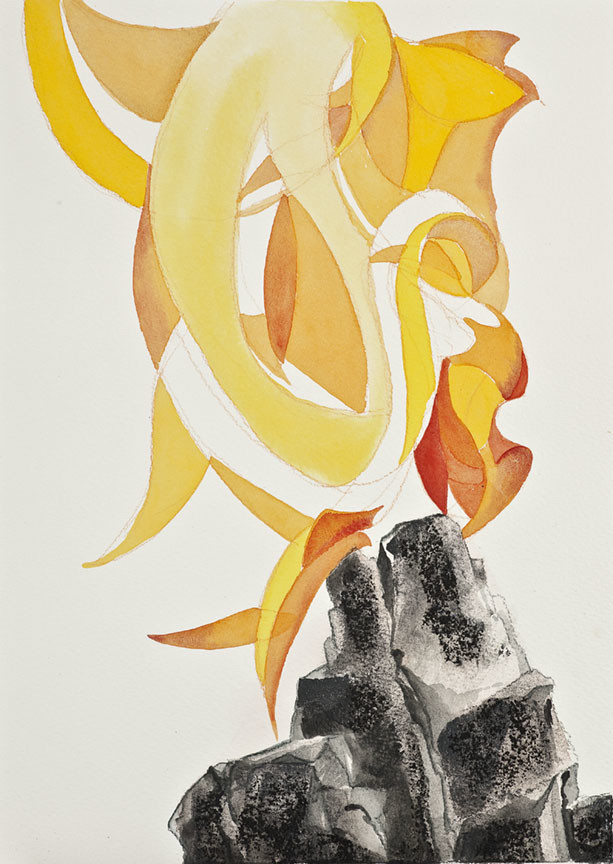 Burning Coal by Mary Lou Dauray 