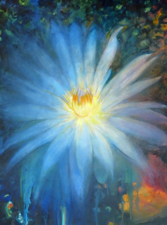 Flower Lotus by Mary Lou Dauray 