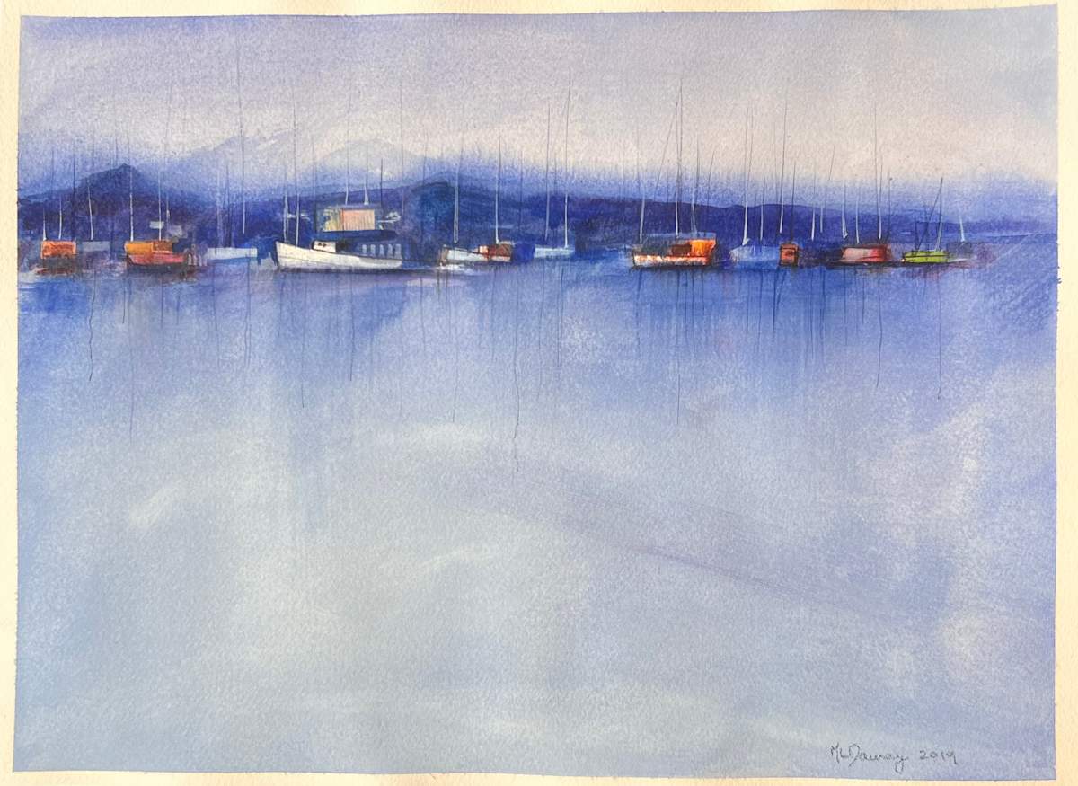 Sailboats by Mary Lou Dauray 