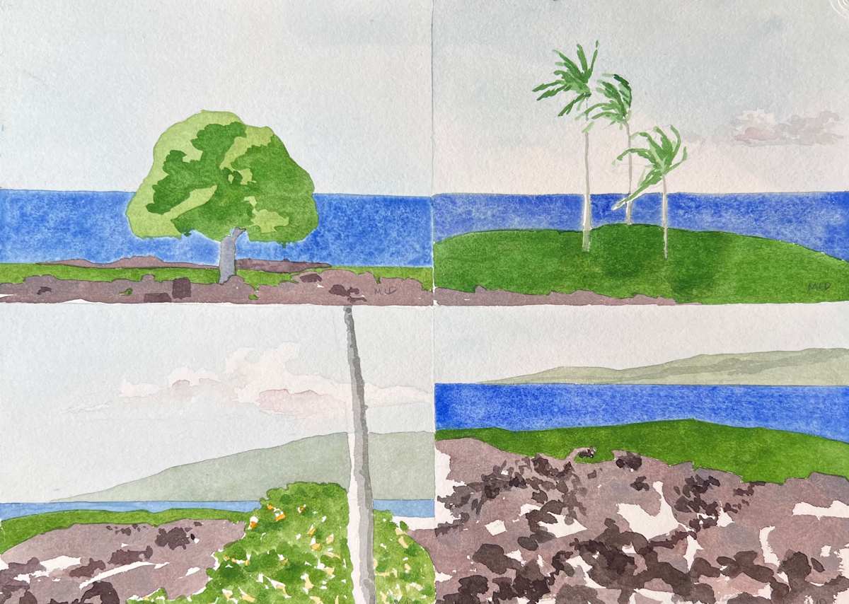 4 Scenes Hawaii by Mary Lou Dauray 
