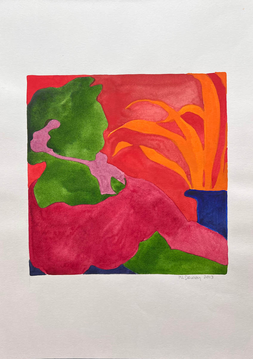Hawaii Flower Abstract 16 by Mary Lou Dauray 