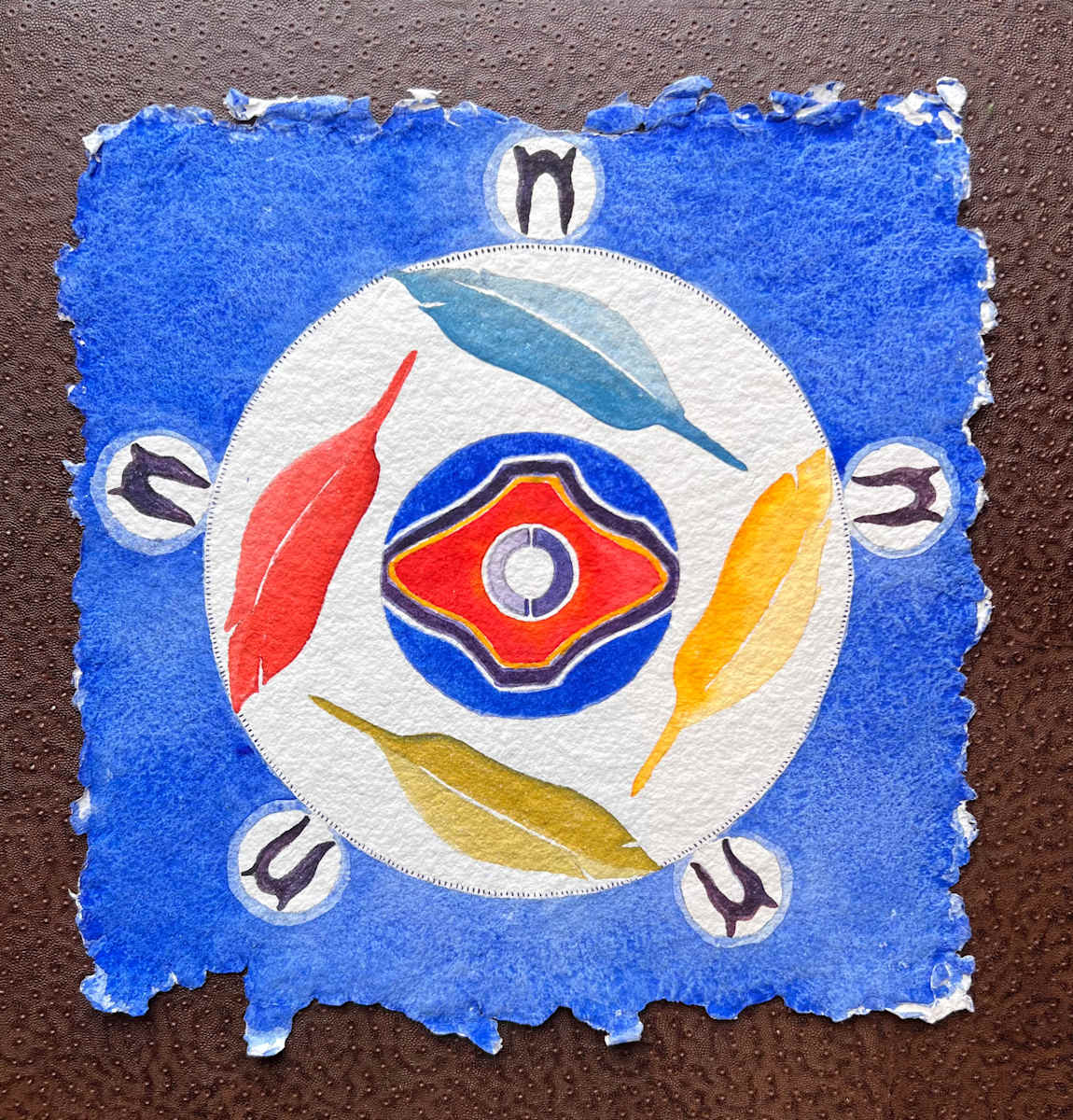 Feather Mandala by Mary Lou Dauray, Image 1.