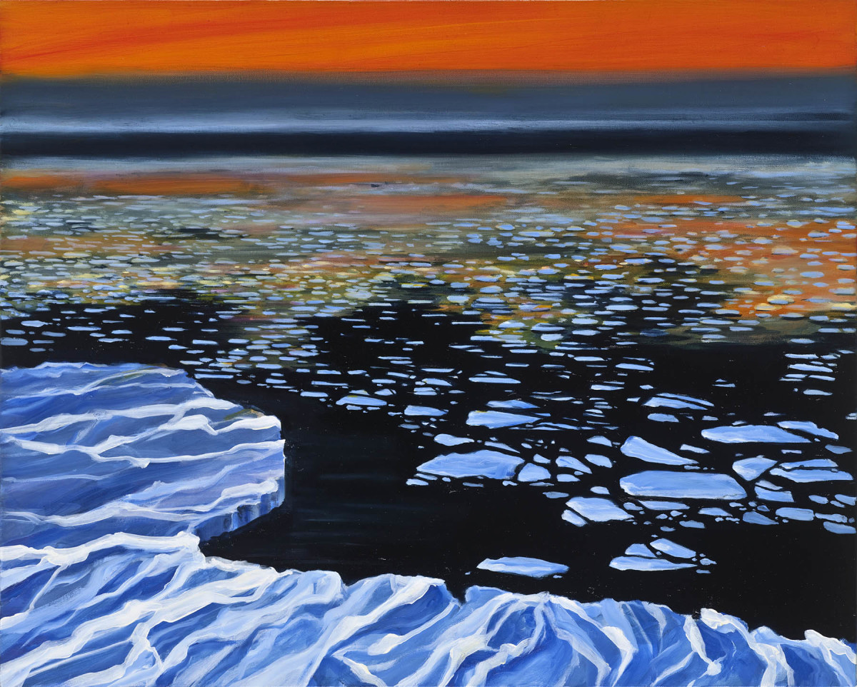 IcebergWasteland.Left by Mary Lou Dauray 