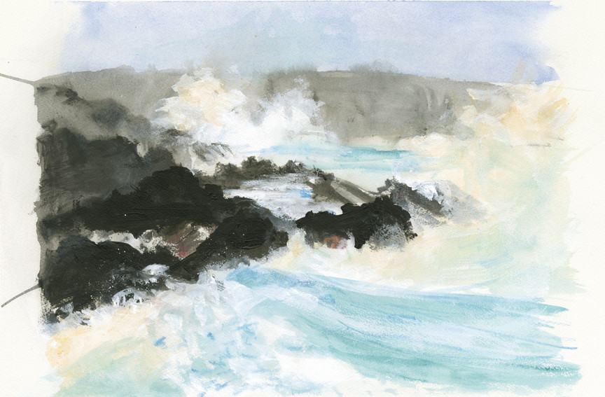 Wave Hawaii by Mary Lou Dauray 