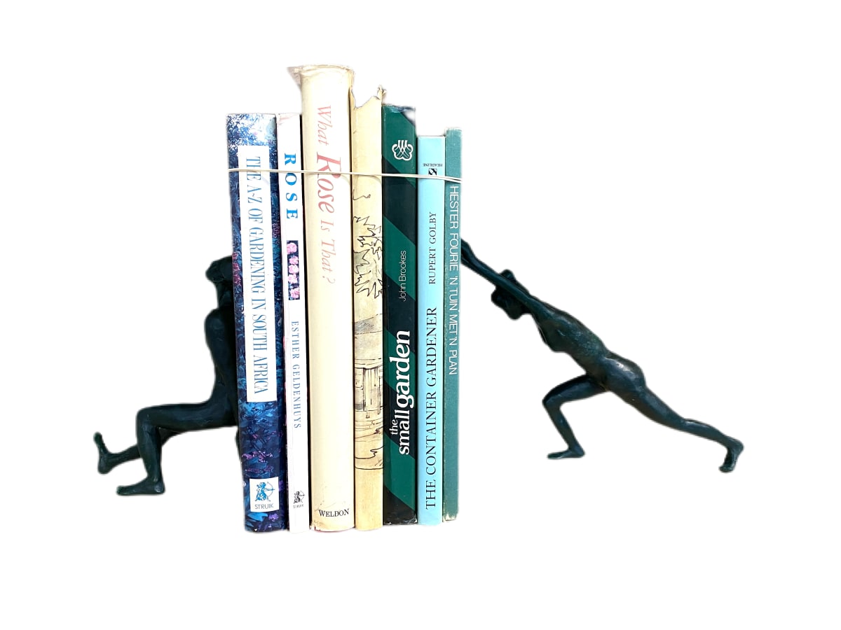 Functional Art: Expandable Book-Ends by Maritza Breitenbach  Image: Front view: Book-ends