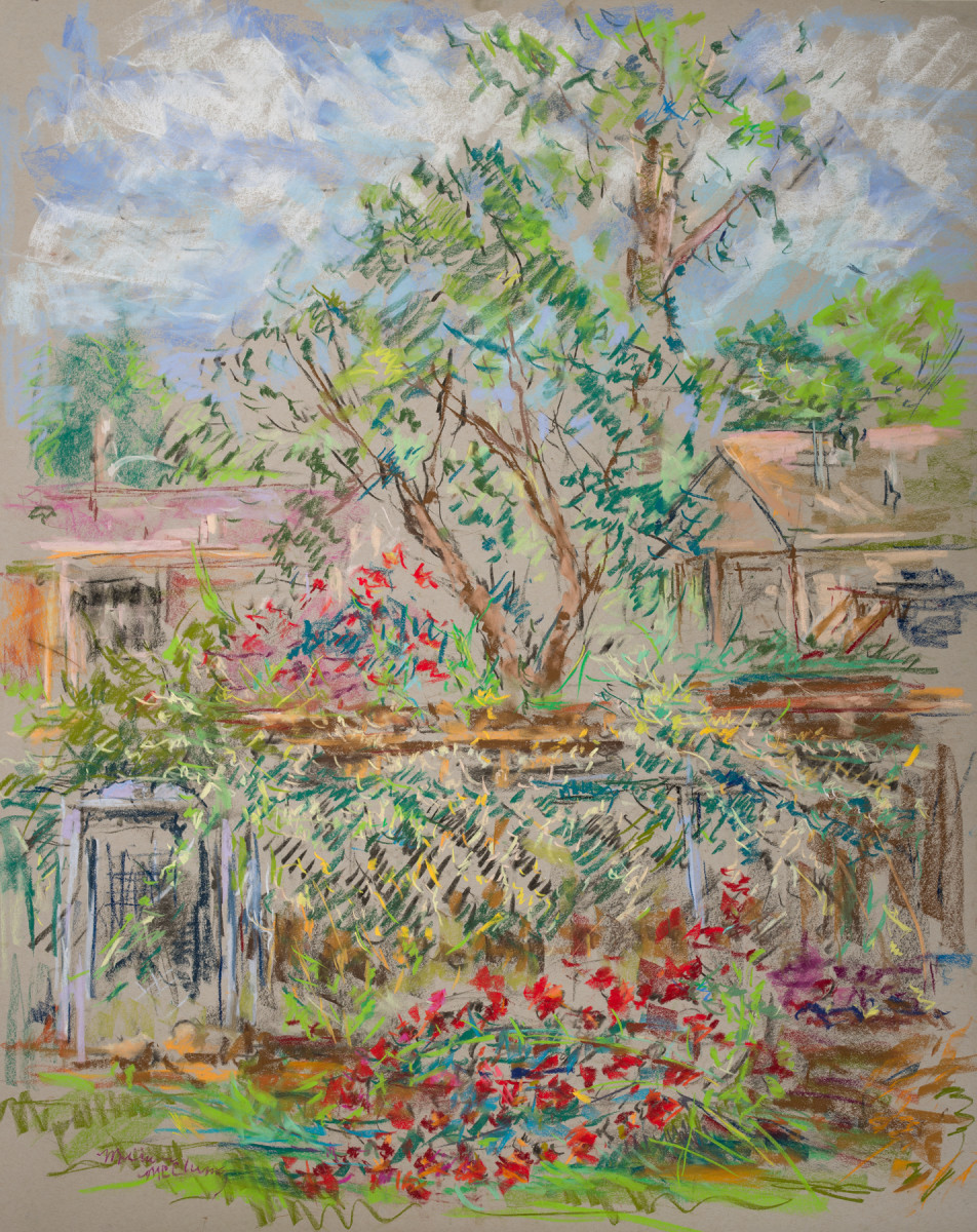 Summer in the Backyard by Miriam McClung 
