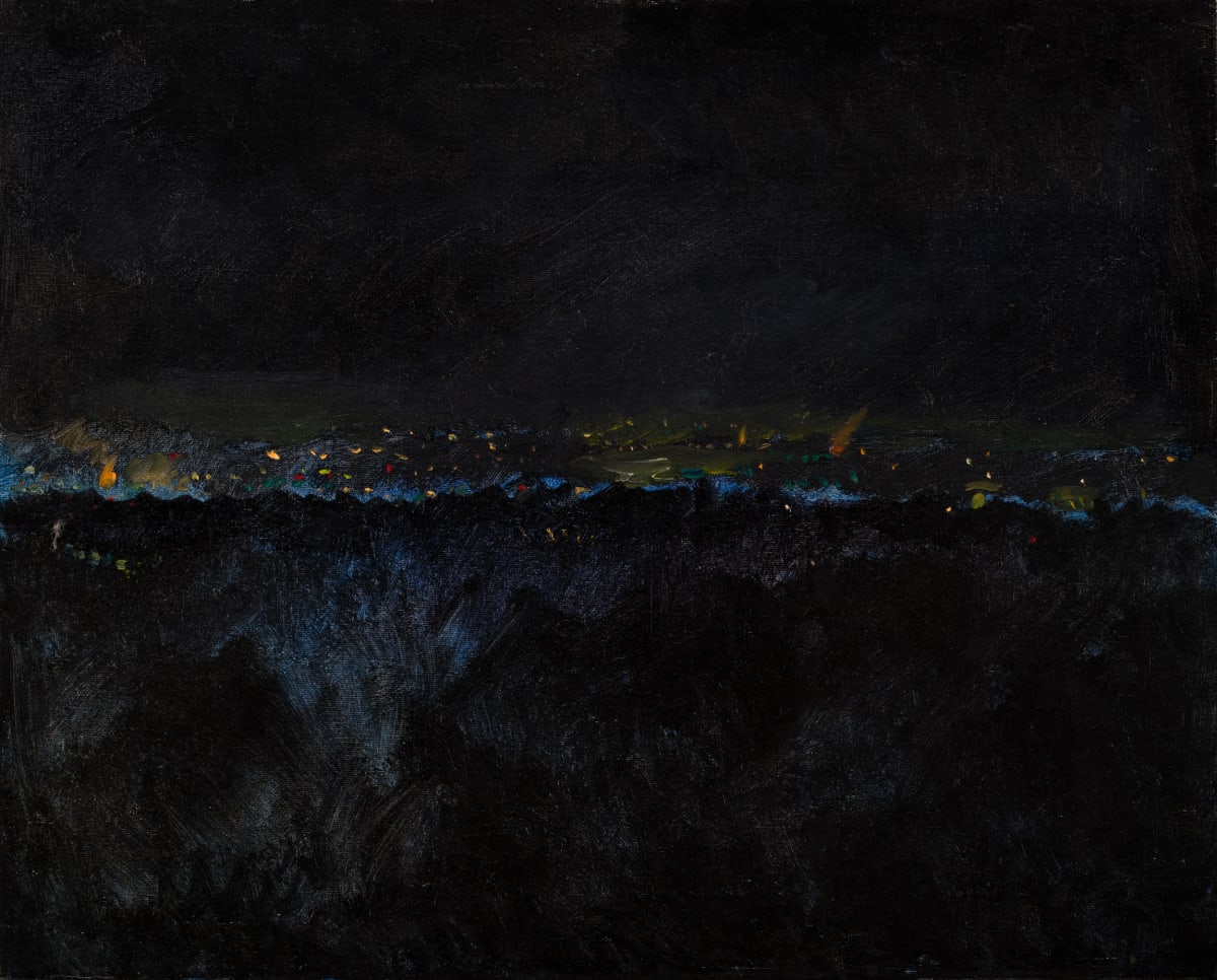 Night Scene Overlooking the City by Miriam McClung, Image 1.