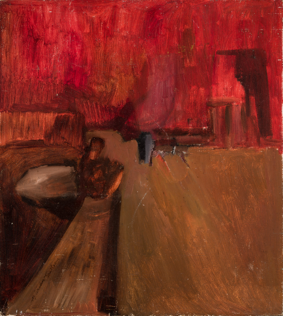 Billy Overlooking the City by Miriam McClung 