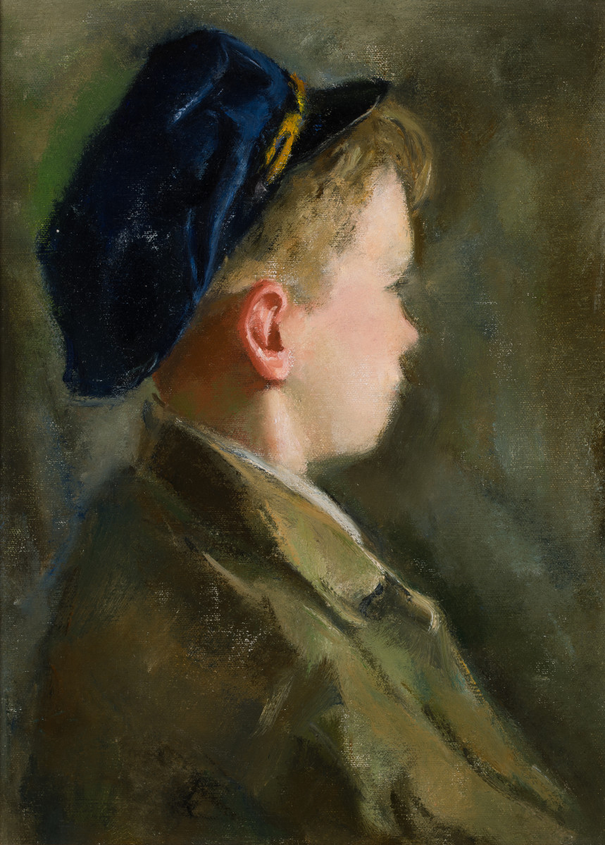 Boy in the Blue Cap by Miriam McClung 