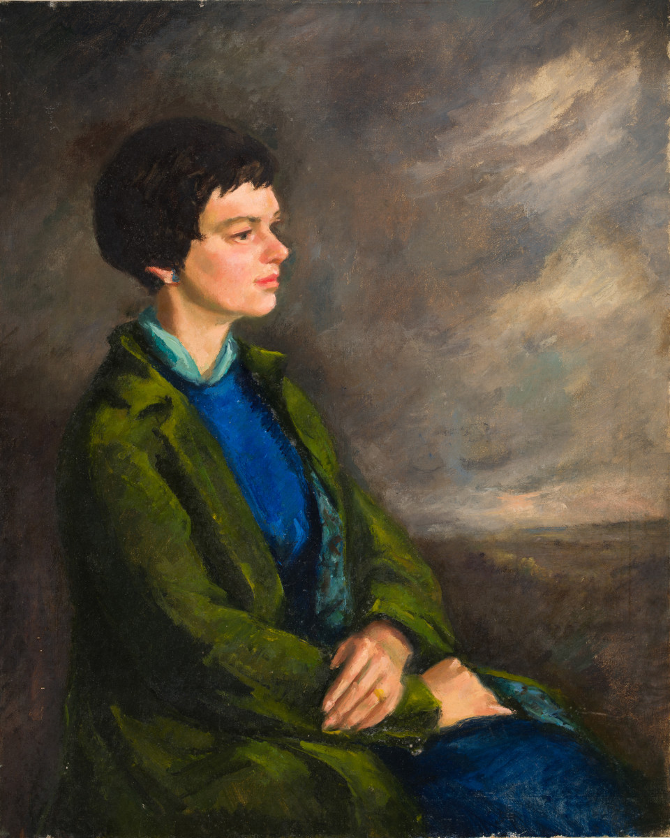 Woman in the Green Jacket by Miriam McClung 