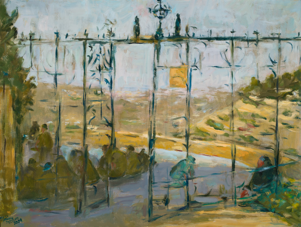The Gates at Ein Karem by Miriam McClung 