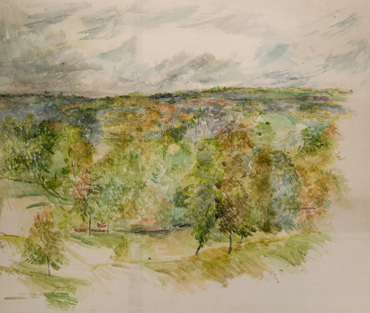 View of Highland Park by Miriam McClung 