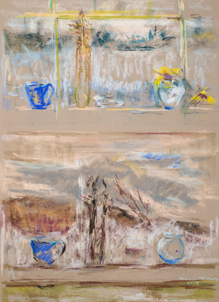 Two Windows - Spring and Winter by Miriam McClung, Image 1.