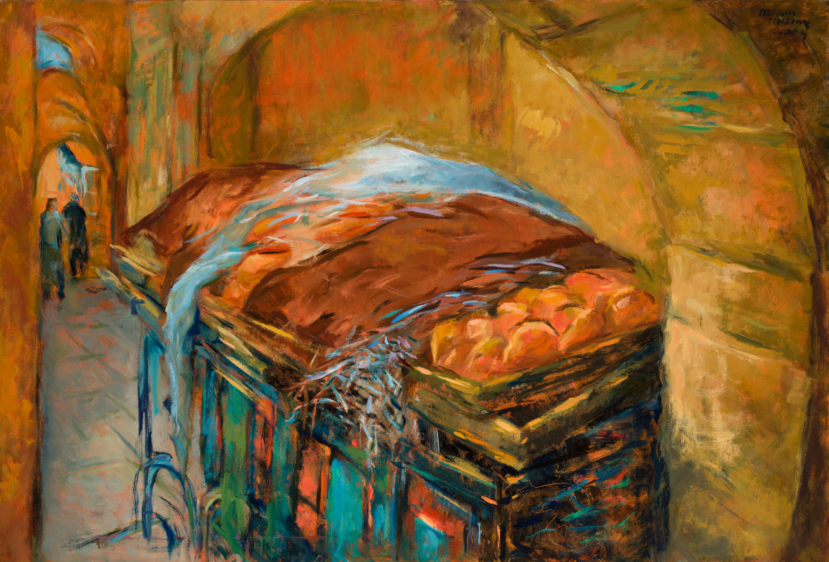 Bread Cart by Miriam McClung 