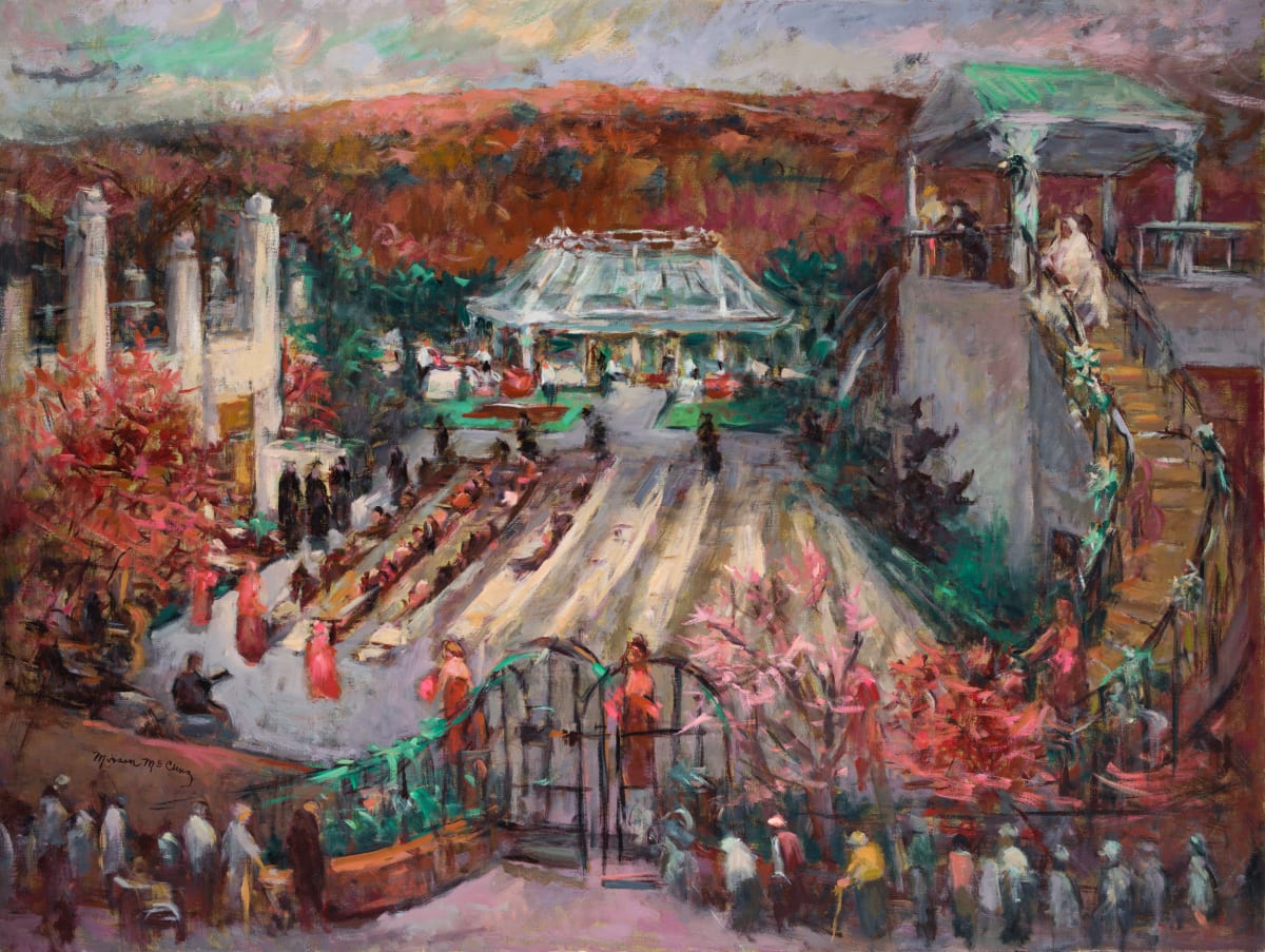 Wedding at the Botanical Gardens by Miriam McClung, Image 1.