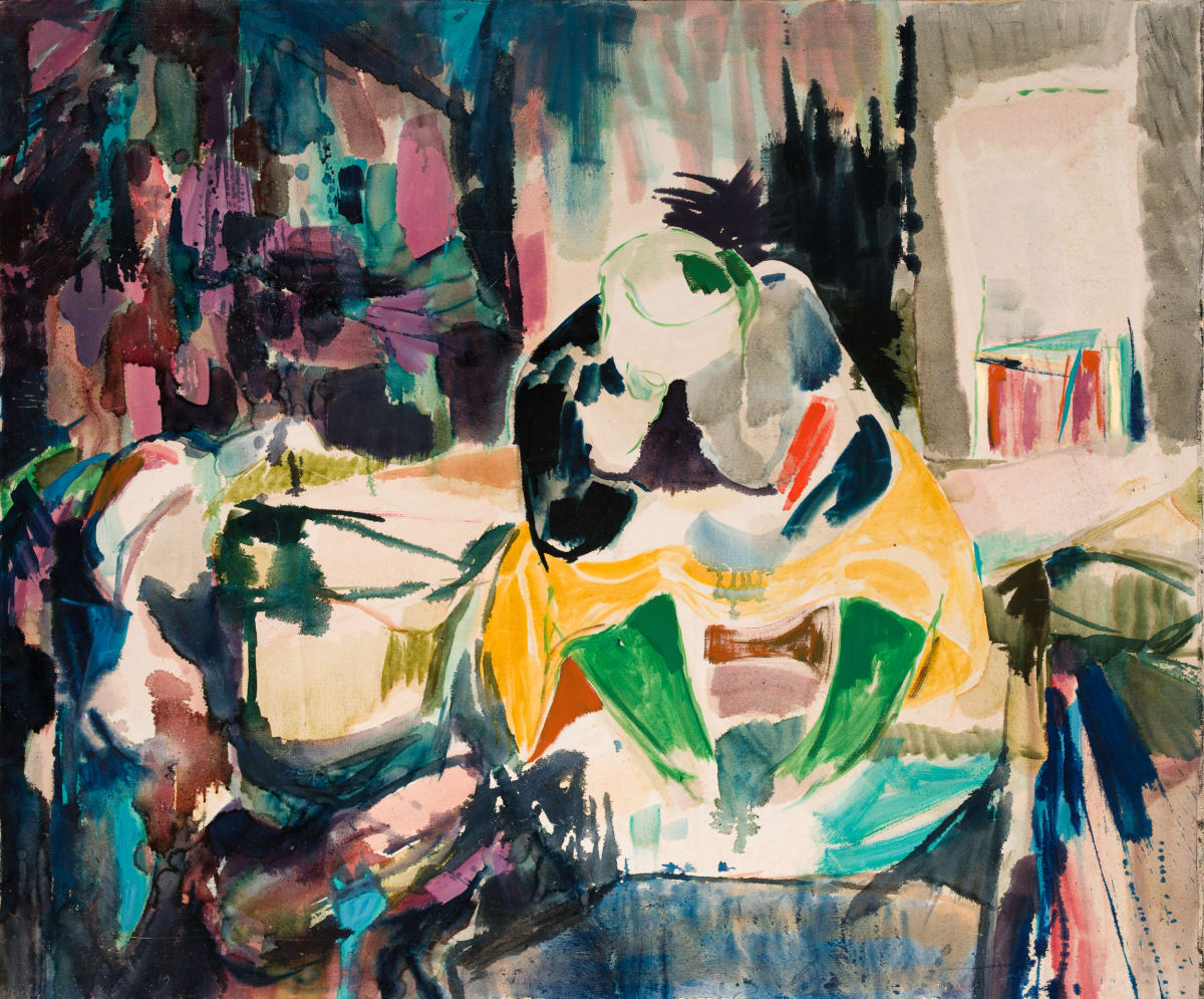 Woman Reading a Bible by Miriam McClung, Image 1.