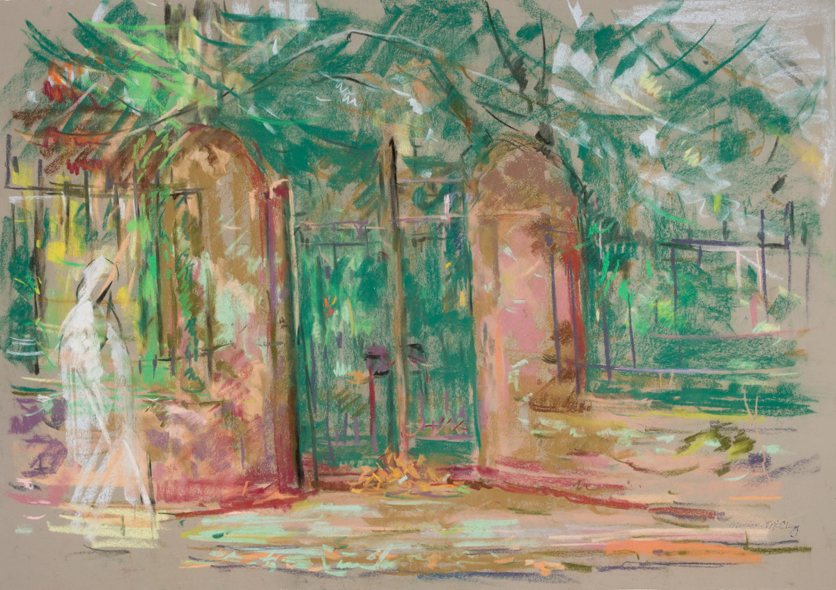 The Gates at the Garden of Gethsemane by Miriam McClung 