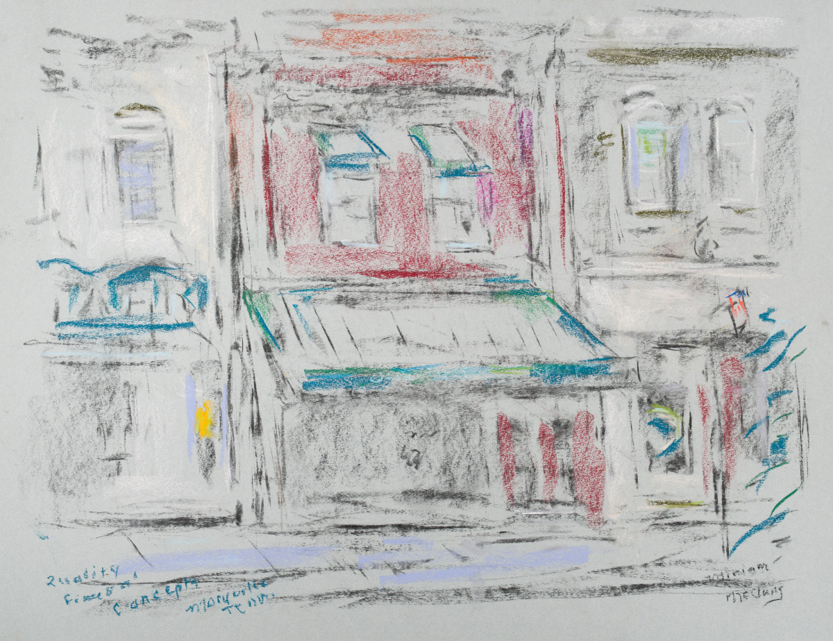 Study for Maryville, TN Storefront by Miriam McClung, Image 1.