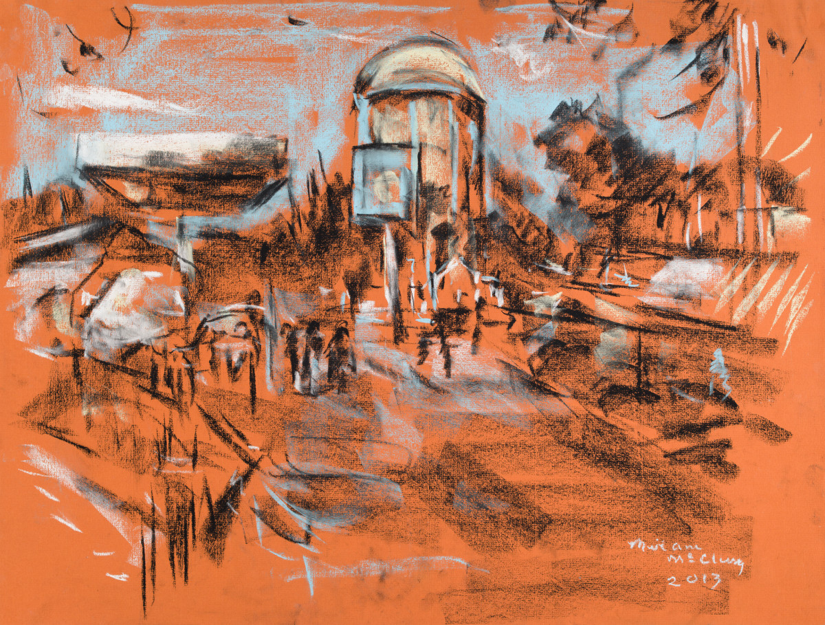 Water Tower View at Bluff Park by Miriam McClung 