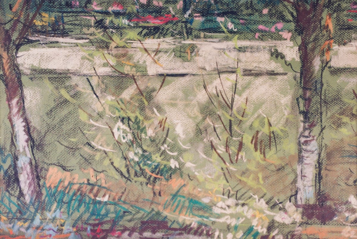 The Wall Near the Rose Garden by Miriam McClung, Image 1.