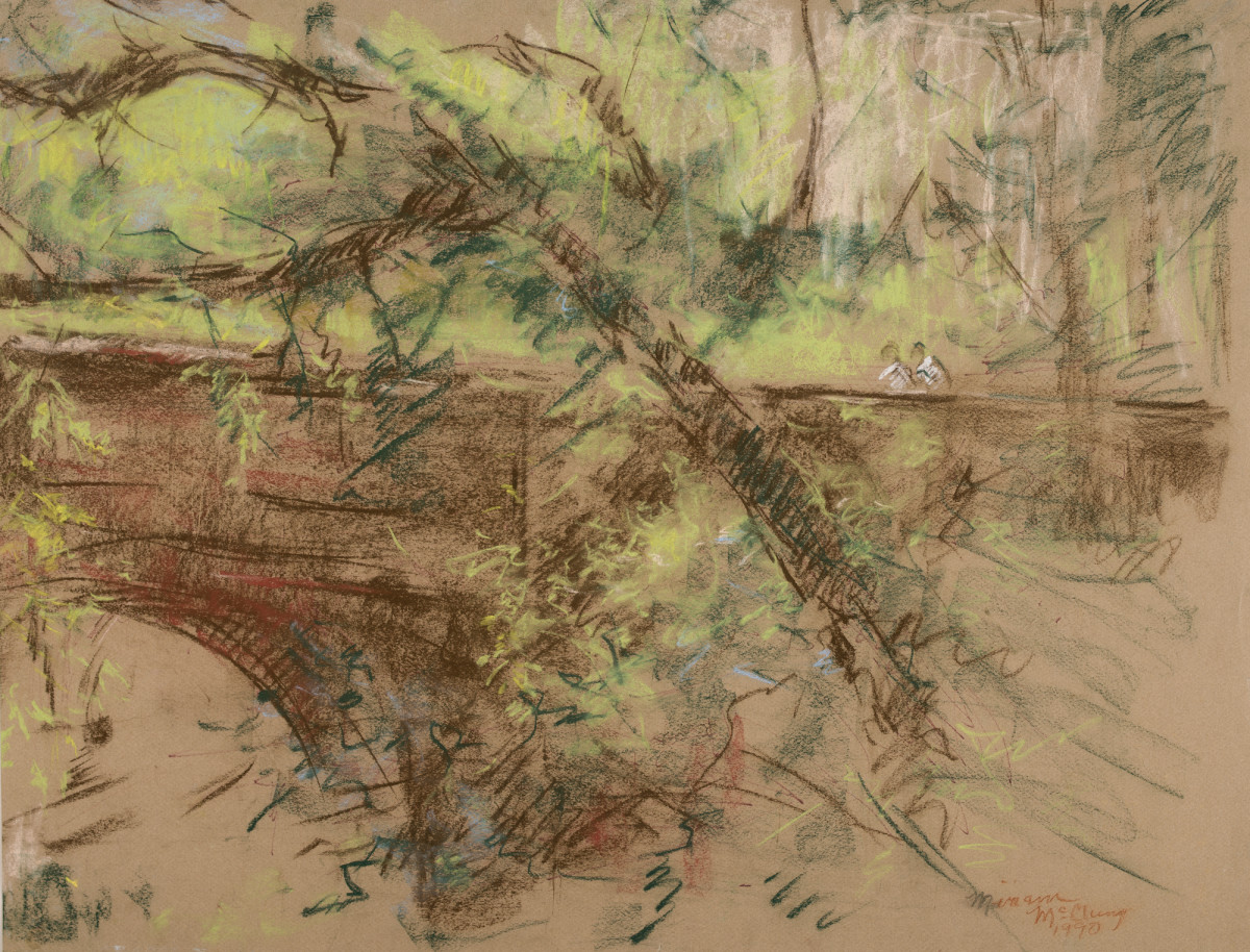 Study - Bridge on the Parkway by Miriam McClung 