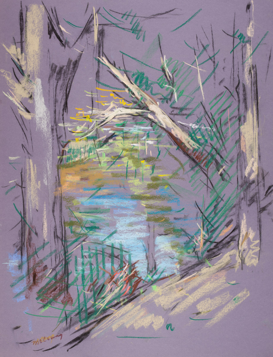 Creek Study on the Mt. Brook Parkway by Miriam McClung 
