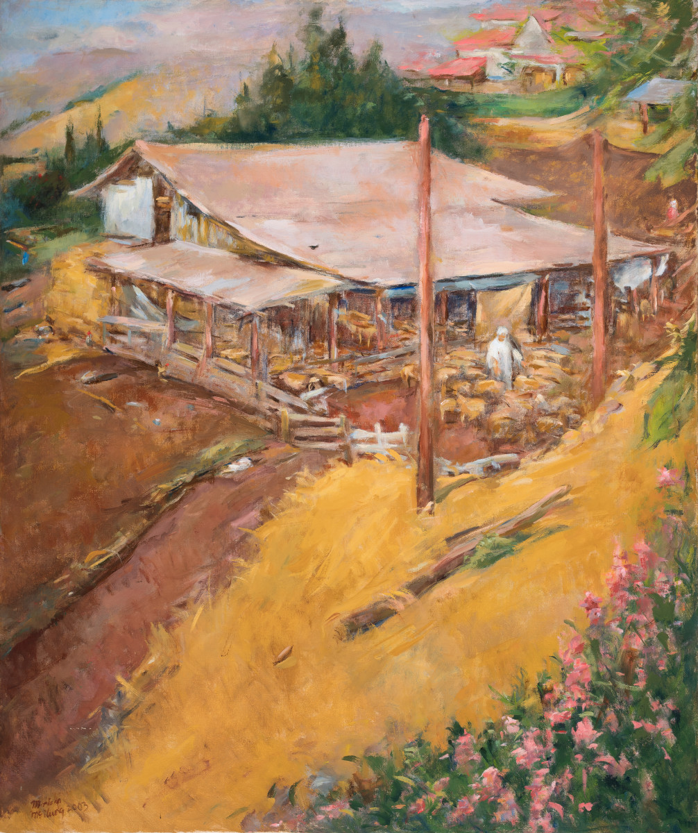 The Sheepfold at Galilee by Miriam McClung 