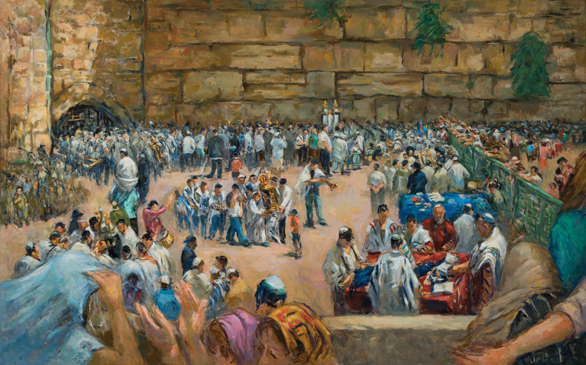 The Wall in Jerusalem by Miriam McClung 