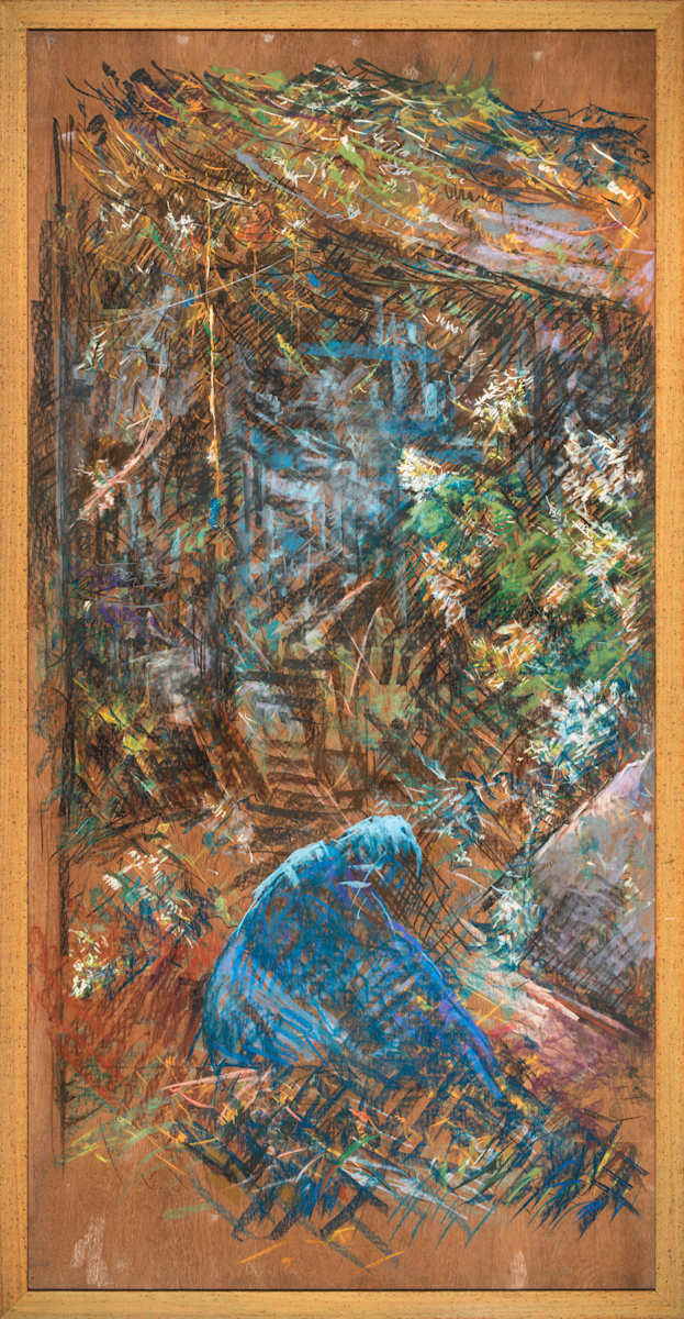 The Gardener (Left Panel) by Miriam McClung, Image 1.