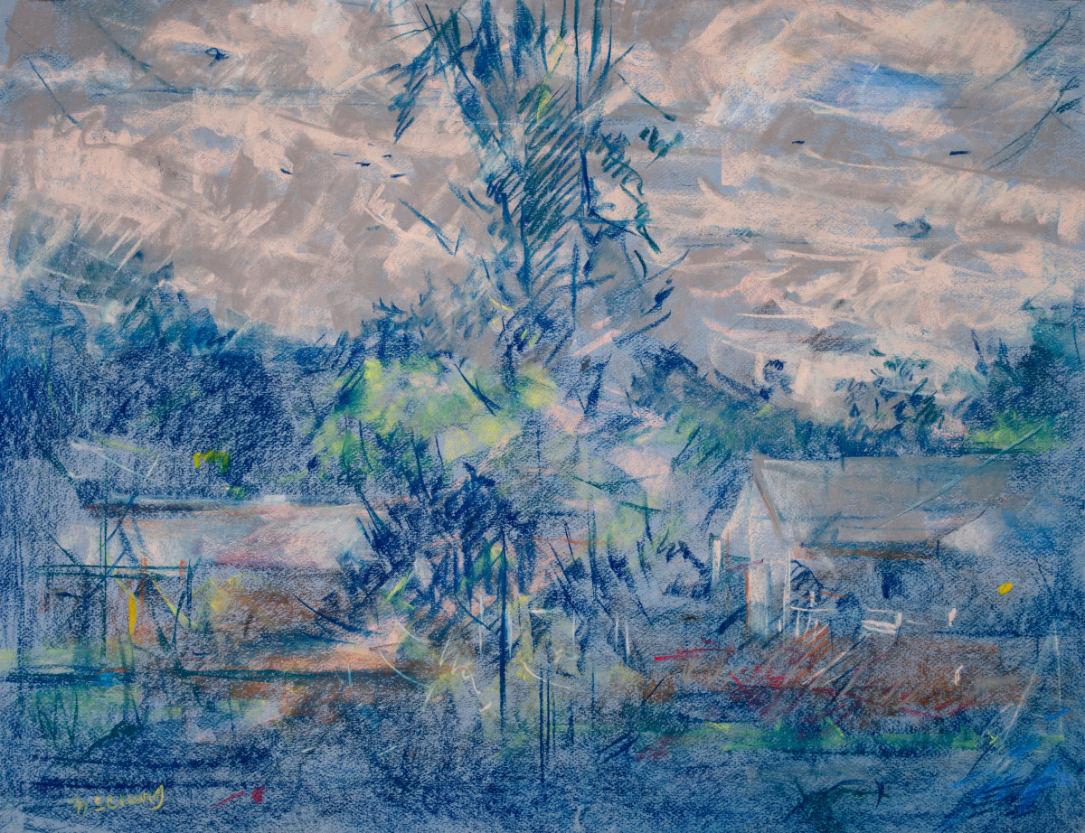 Burnsville, NC Skies by Miriam McClung 