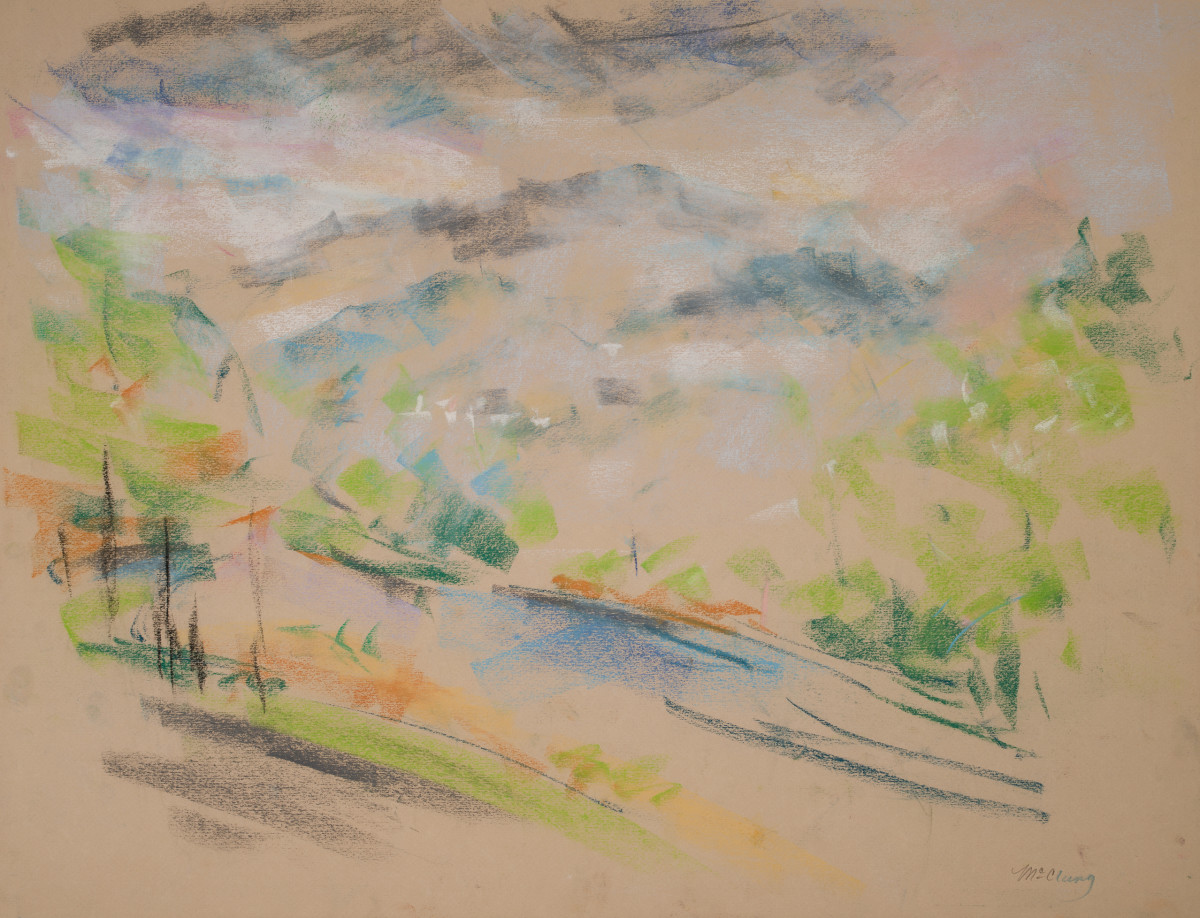 North Carolina Mountains by Miriam McClung 