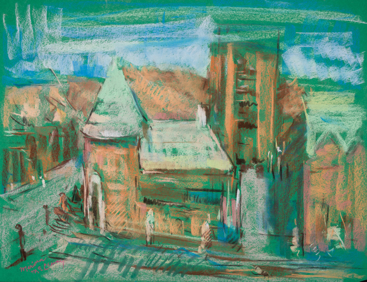 English Village Study by Miriam McClung 