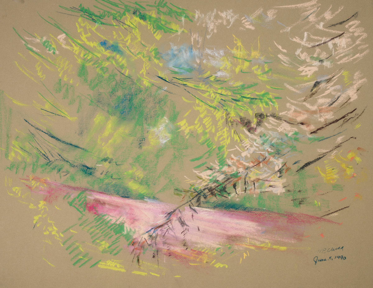 Backyard Study by Miriam McClung 