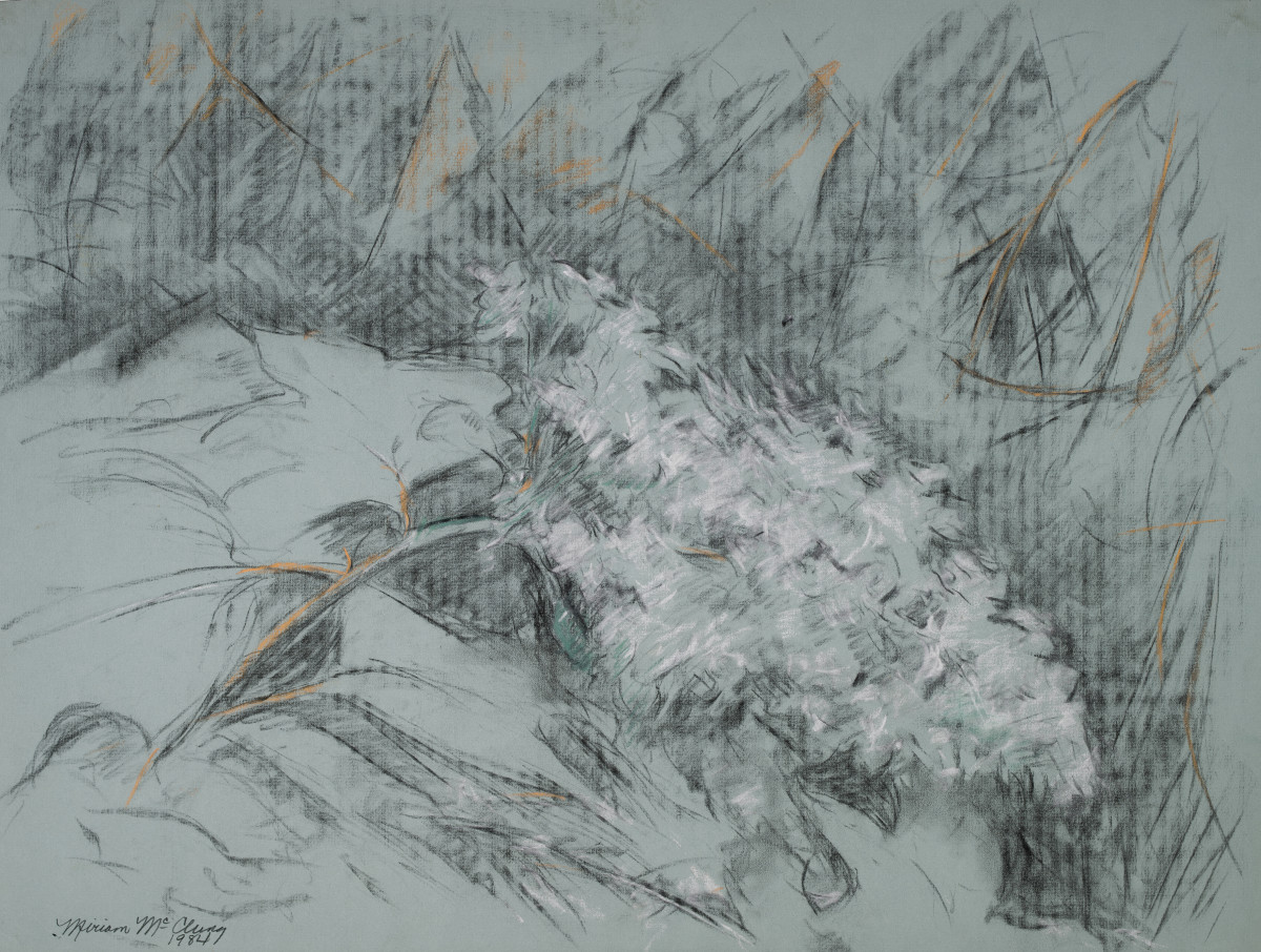 White Hydrangeas 1 by Miriam McClung 