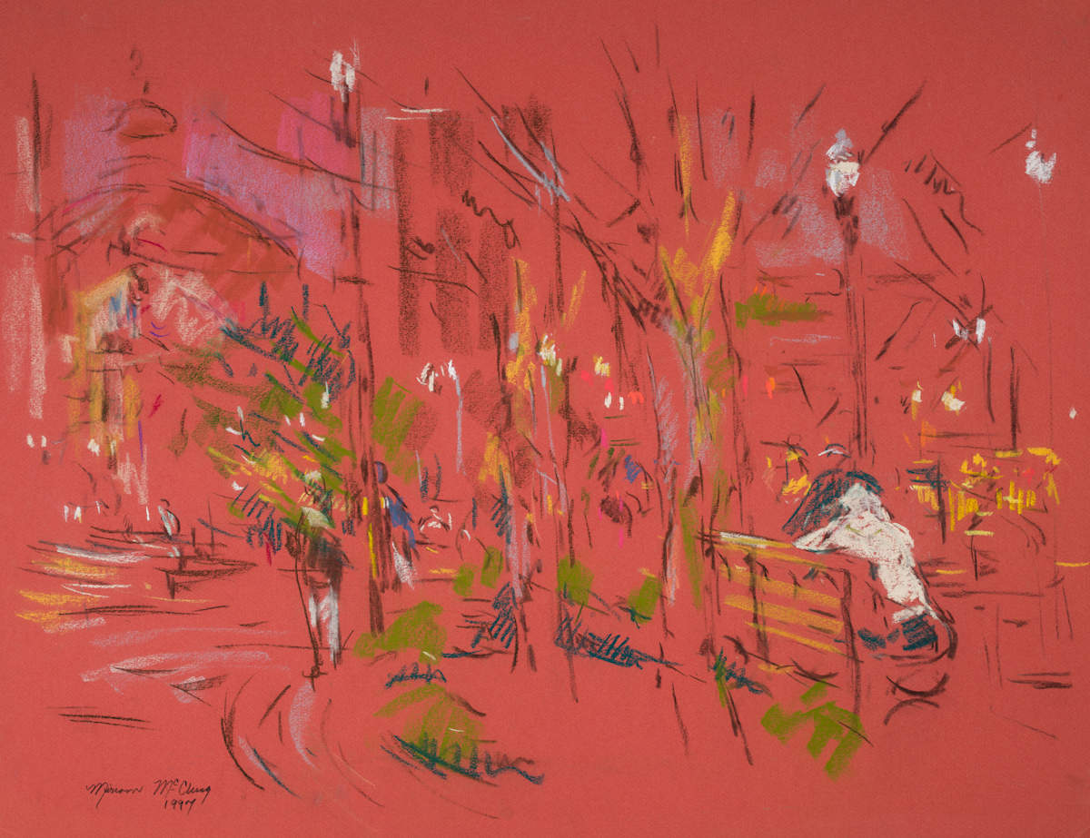 Dusk at Five Points South by Miriam McClung, Image 1.