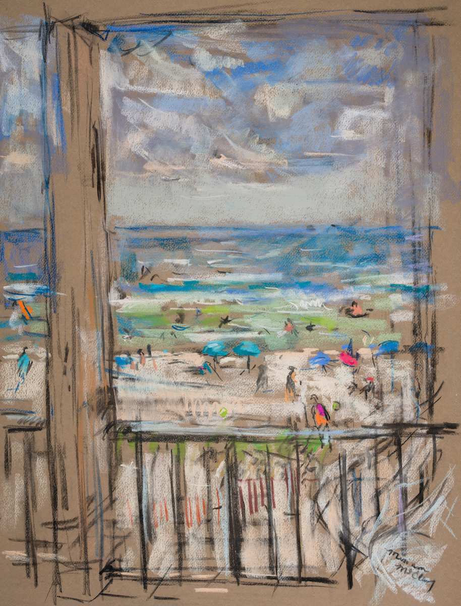 View from the Porch, Inlet Beach, Florida by Miriam McClung, Image 1.