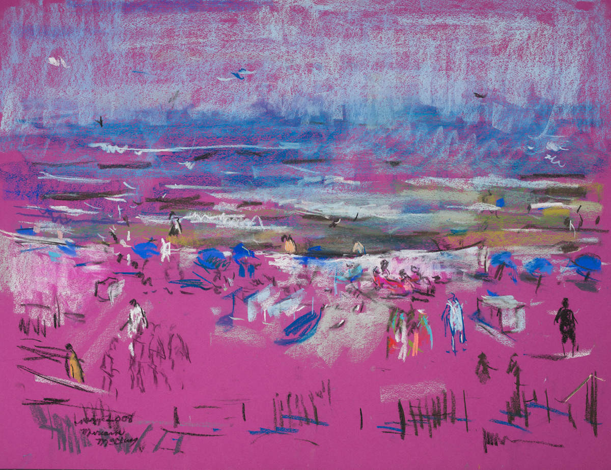 Beach Study by Miriam McClung, Image 1.
