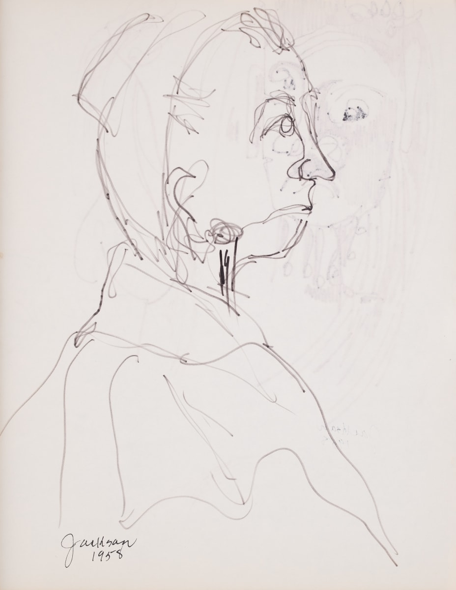 Abstract - Elderly Woman by Miriam McClung, Image 1.
