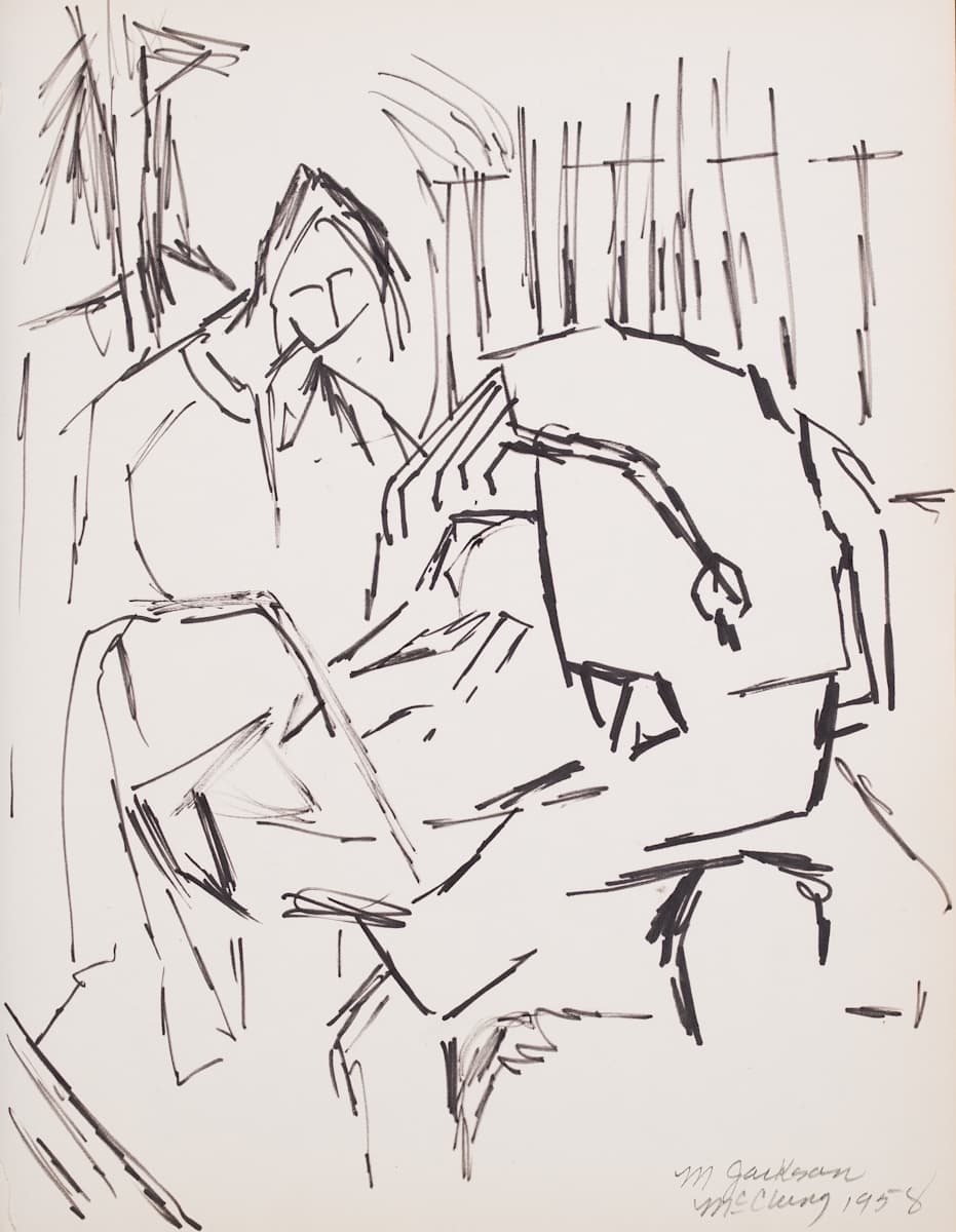 Woman with a Stroller in the Park by Miriam McClung, Image 44.