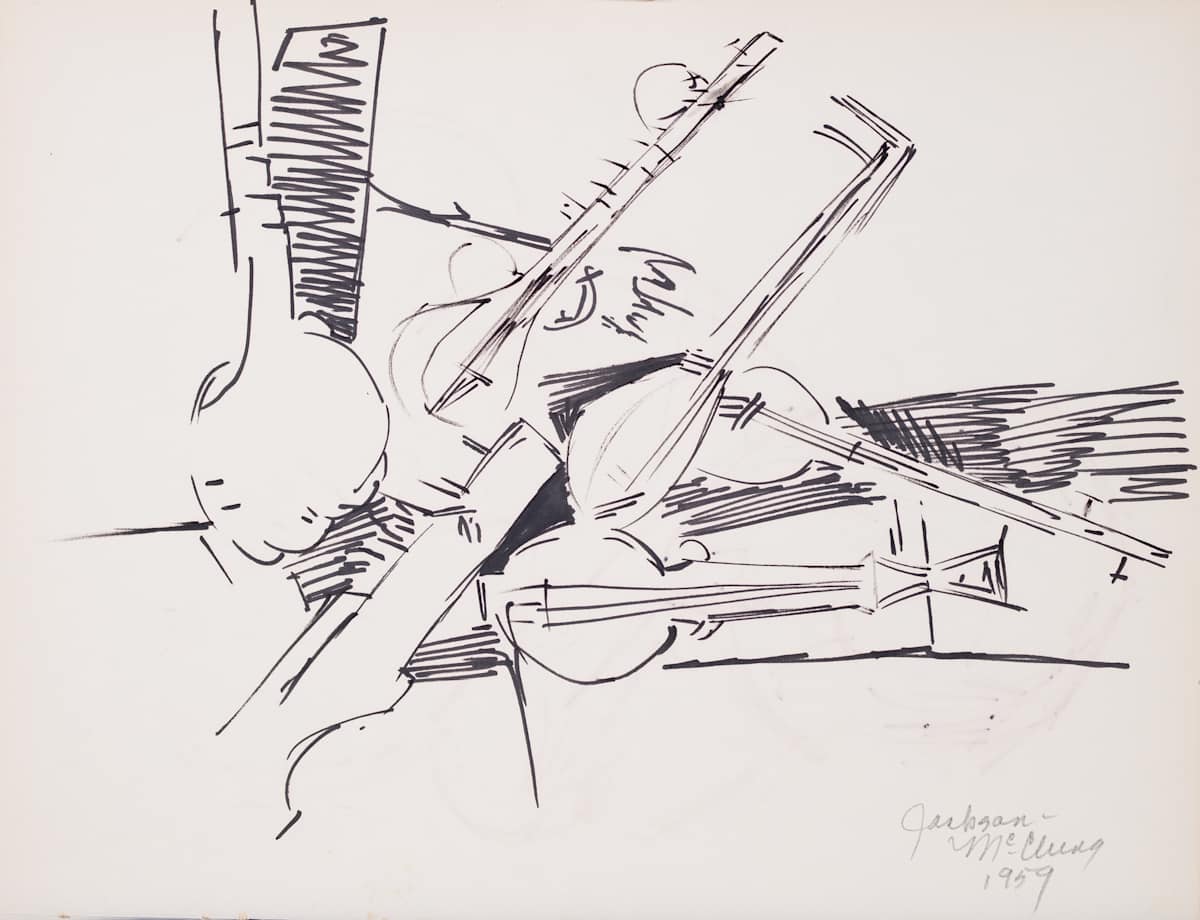 Abstract - Musical Instruments by Miriam McClung, Image 1.