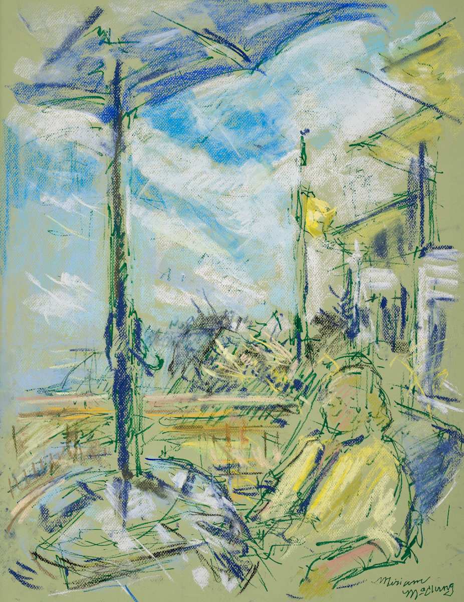 Figure at Inlet Beach Under the Umbrella by Miriam McClung, Image 1.